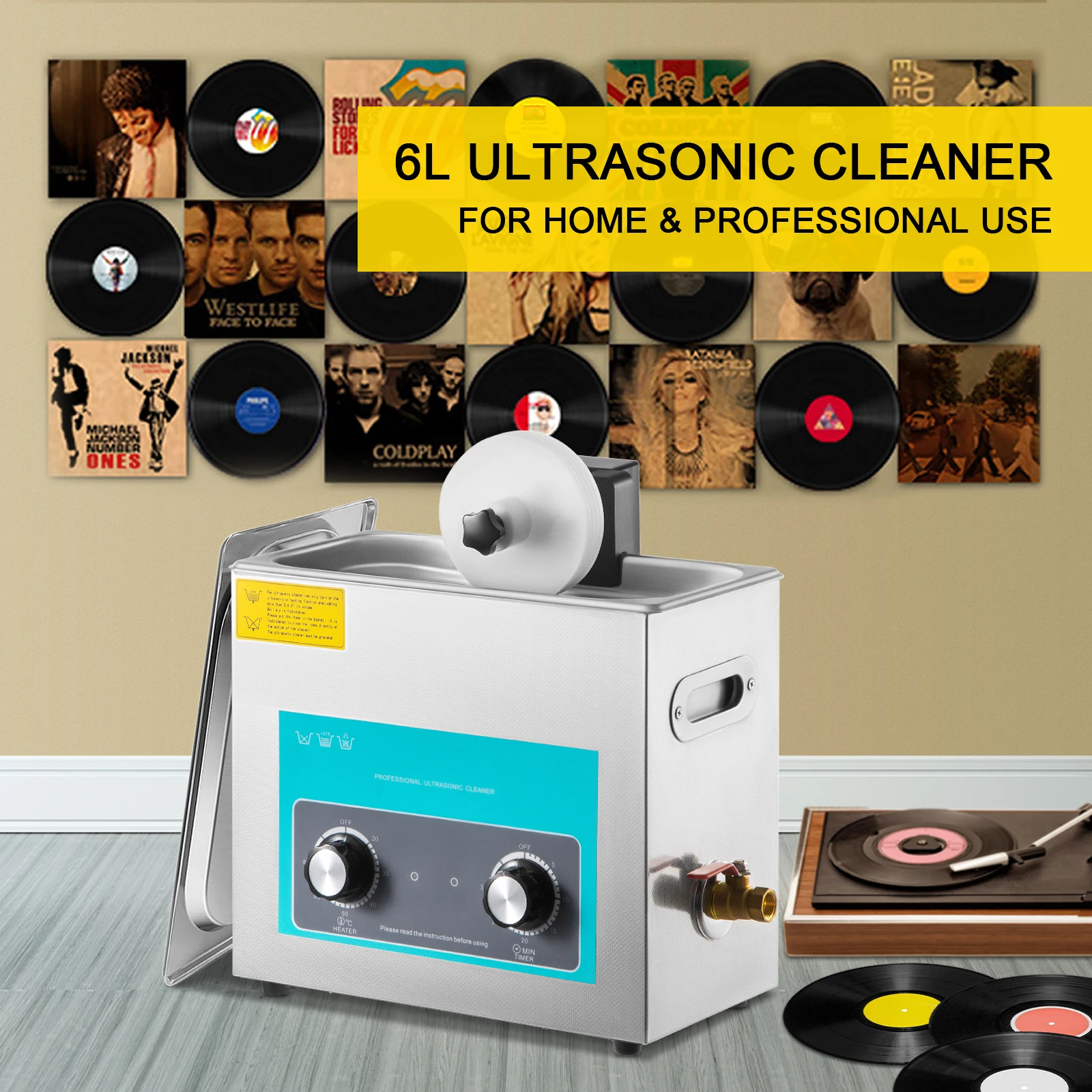 SIHAO 6L Vinyl Record Cleaner  - đánh giá và giá Vinyl Record Cleaner