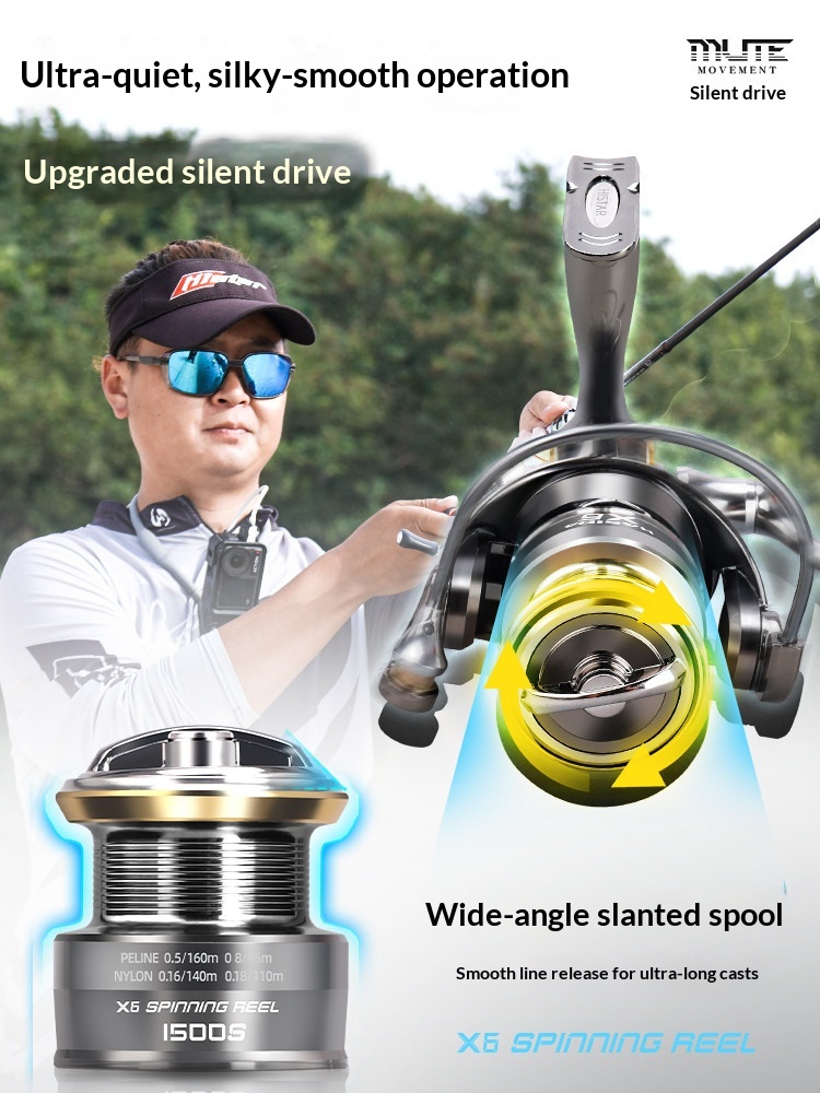 Hasida X6 Spinning Reel Metal  - đánh giá và giá Developing Tank Reel
