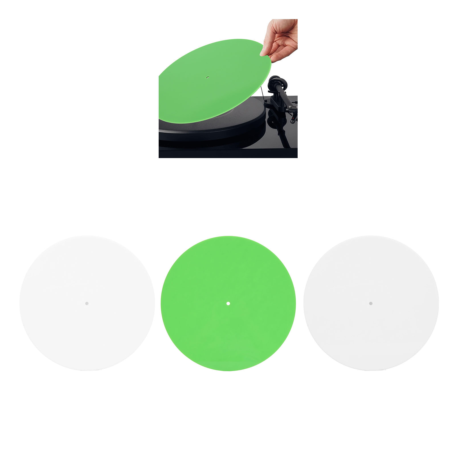 Record Platter Slipmat Acrylic - đánh giá và giá Vinyl Record Cleaner