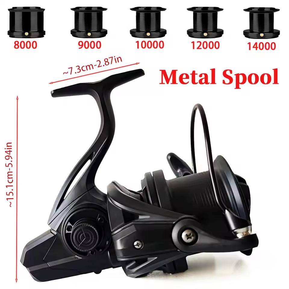 M Big Spinning Fishing Reels 8 - đánh giá và giá Developing Tank Reel