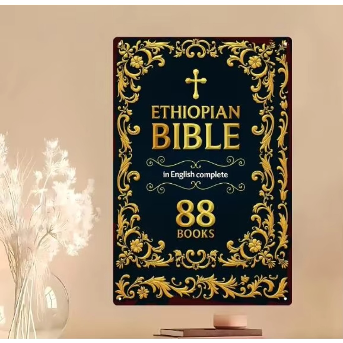 CIFBUY 1pc Vintage Bible Theme - đánh giá và giá Vintage Collectible Plates