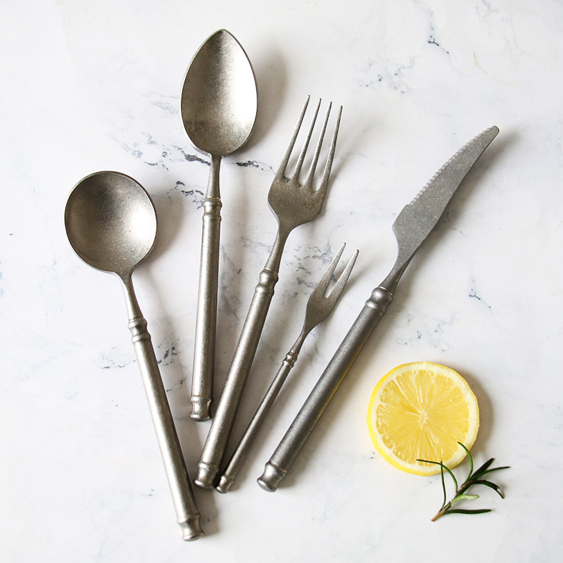 Bộ dao dĩa nhà bếp bằng thép k - đánh giá và giá Vintage Collectible Spoons