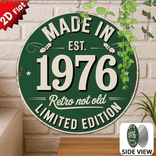 Made in 1976 Retro Not Old 2D  - đánh giá và giá Vintage Collectible Plates